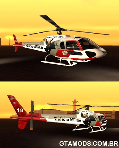 Helicóptero Águia 18 PM-SP